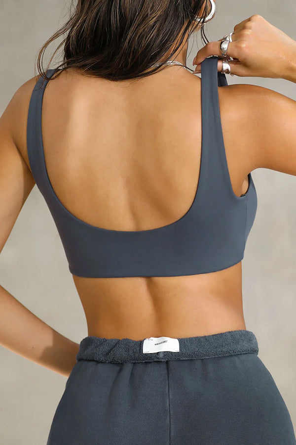 Solid Color Sports Yoga Style High Elastic Camisole