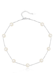 Vintage Pearl Beaded Stackable Elegant Necklace