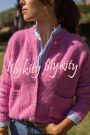 Falling for You Knit Long Sleeve Pocket Relaxed Cardigan