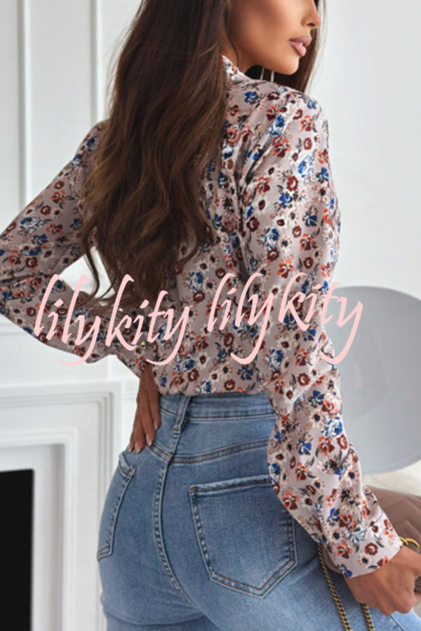 Fashion Printed Long Sleeve Casual Shirt