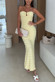 Sexy Off-shoulder Backless Slim Fit Elegant Maxi Dress