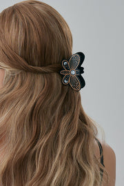 Halloween Gothic Fashion Bat Pumpkin Hair Clip