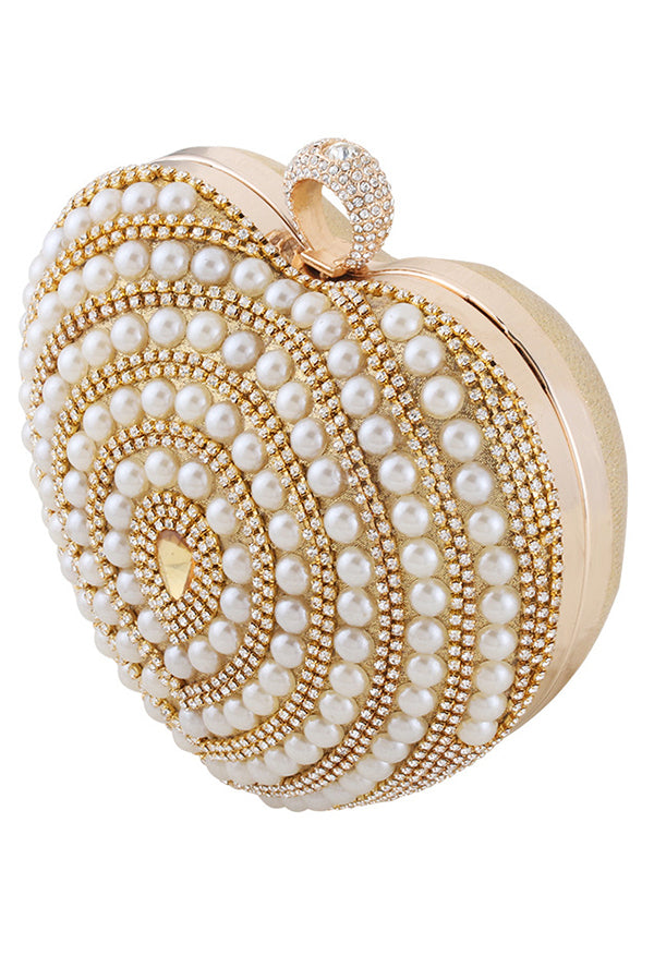 Banquet Fashionable Diamond-encrusted Pearl Versatile Handbag