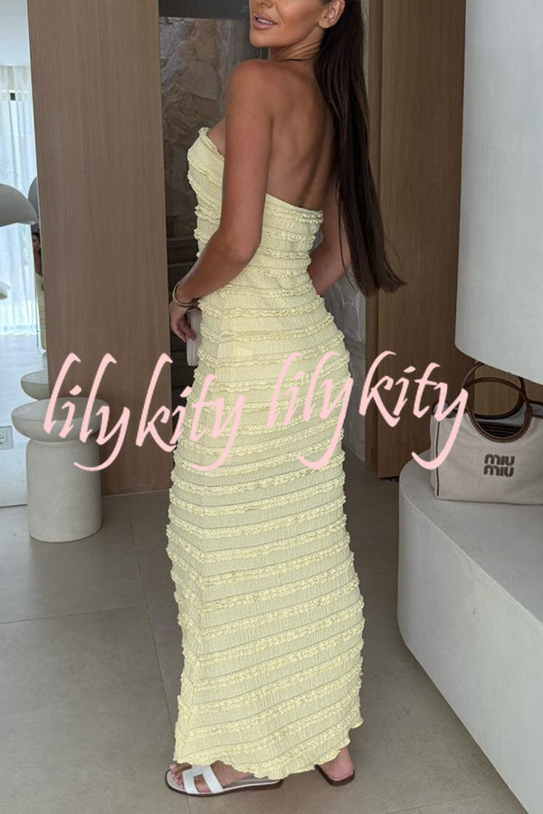 Sexy Off-shoulder Backless Slim Fit Elegant Maxi Dress