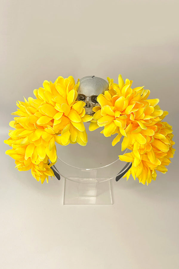 Halloween Flower Skull Headband