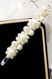 Vintage Handmade Pearl Beaded Clip