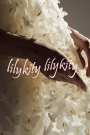 Stylish Backless Bow Elegant Butterfly Loose Mini Dress