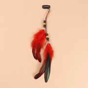 Bohemian Style Colorful Handmade Feather Tassel Hair Clip