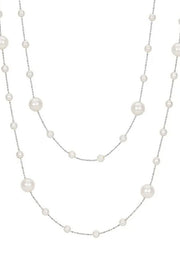 Vintage Pearl Beaded Stackable Elegant Necklace