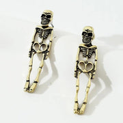 Halloween Skeleton Vintage Earrings