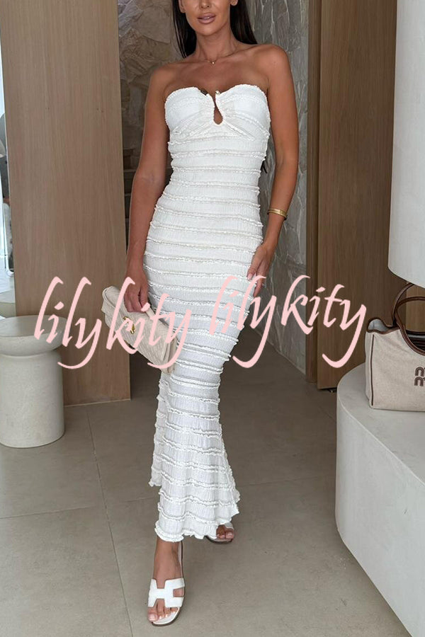 Sexy Off-shoulder Backless Slim Fit Elegant Maxi Dress