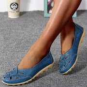 Tendon Sole Hollow Loafers