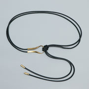 Simple and Versatile Leather Waist Rope