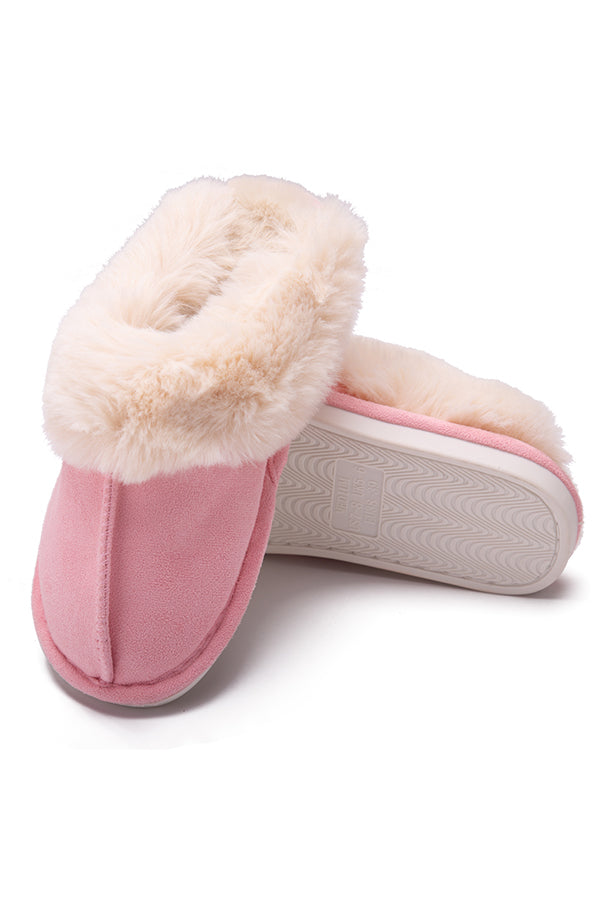 Warm Home Plush Cotton Slippers