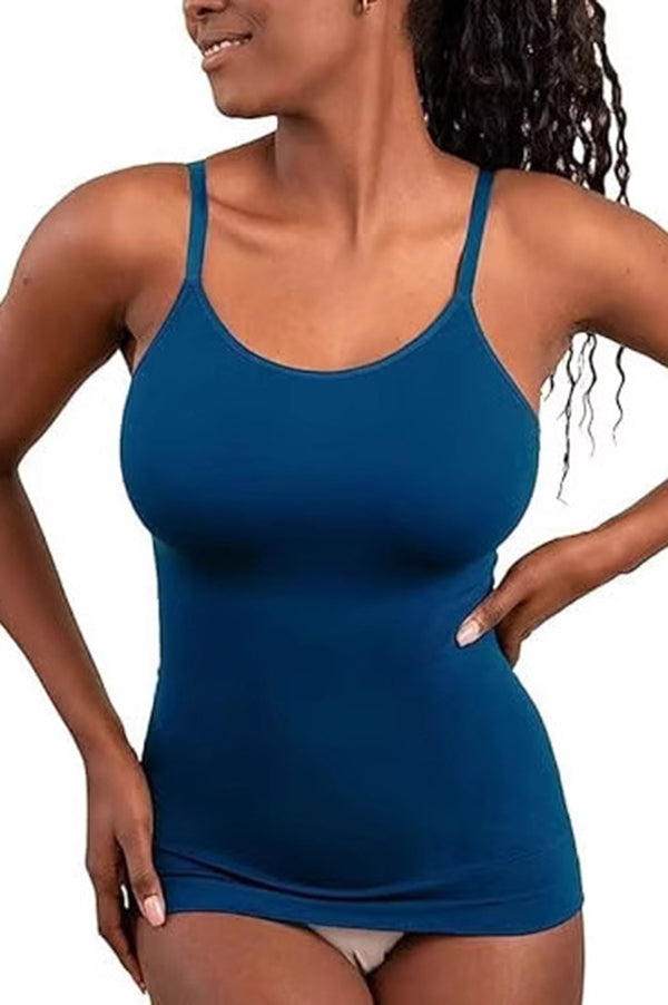 Solid Color Slimming Seamless Camisole