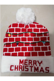 Christmas LED Light Knitted Hat