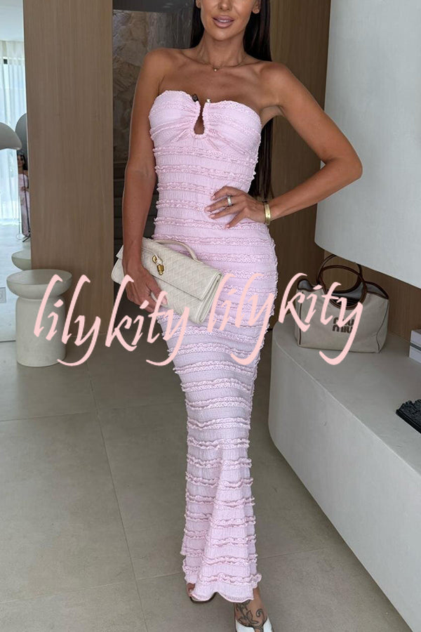 Sexy Off-shoulder Backless Slim Fit Elegant Maxi Dress