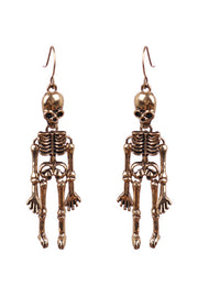 Halloween Dark Style Skull Earrings