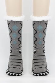 Cute Animal Thick Fleece Floor Socks