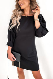 Cute Collab Bowknot Decor V-Back Cocktail Party Dress