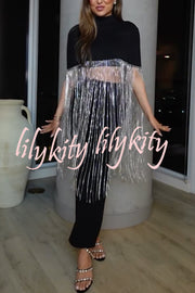 New Level High Waist Side Zipper Slit Midi Skirt