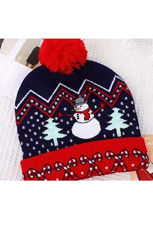 Christmas LED Light Knitted Hat