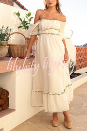 Fashion Square Neck Open Back Pleated Waist Maxi Dress