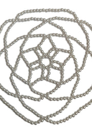 French-style Faux Pearl Openwork Hairnet