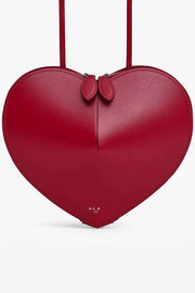 Fashionable Heart Genuine Leather Shoulder Crossbody Bag