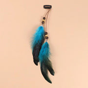 Bohemian Style Colorful Handmade Feather Tassel Hair Clip