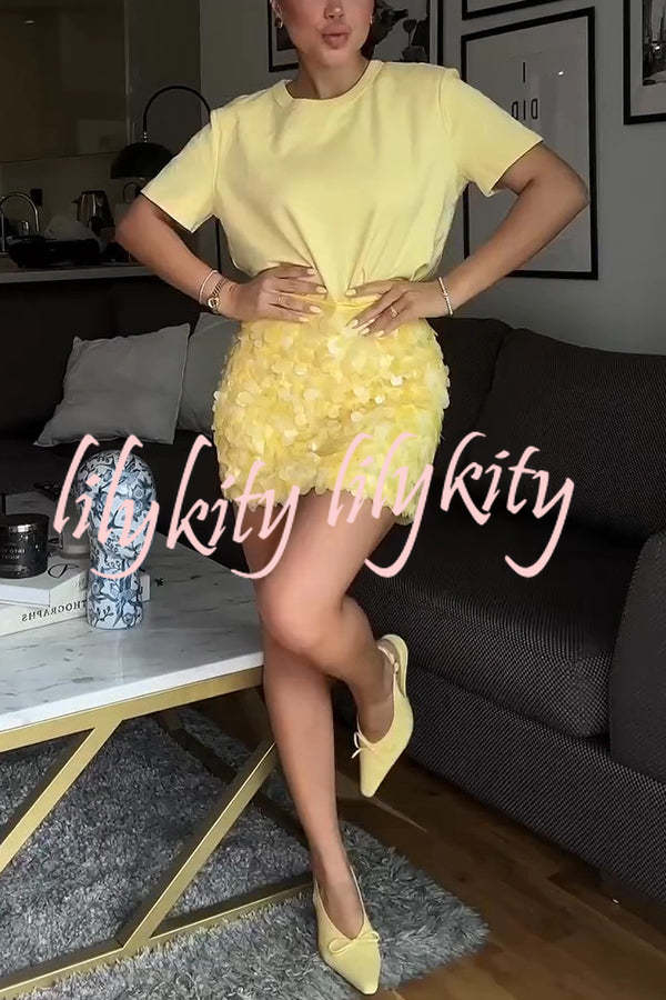 Fashion Sequin Sexy Slim Mini Skirt