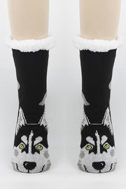 Cute Animal Thick Fleece Floor Socks