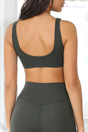 Solid Color Sports Yoga Style High Elastic Camisole