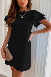 Dream All Day Ruffle Sleeve Dress