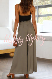 Full of Dreams Pocketed Wide Leg Pants