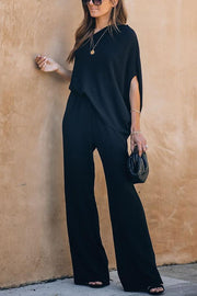 Recipe for Success One Shoulder Jumpsuit